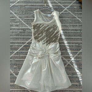 Dior Cream Dress with Gold Detailing